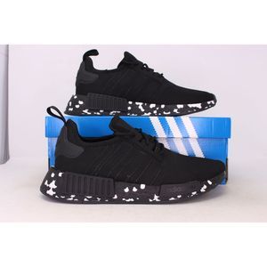 adidas gazelle silver green womens adidas Women's NMD_R1 Sneaker, Black/White/Grey, 9